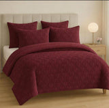 Queen Heart Fleece Comforter Set