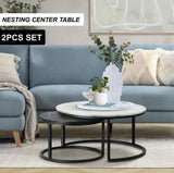 2Pc Nestling Centre Table Set