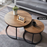 2Pc Nestling Centre Table Set