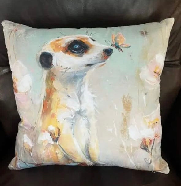 Boeremiesie Scatter Cushion – Meerkat