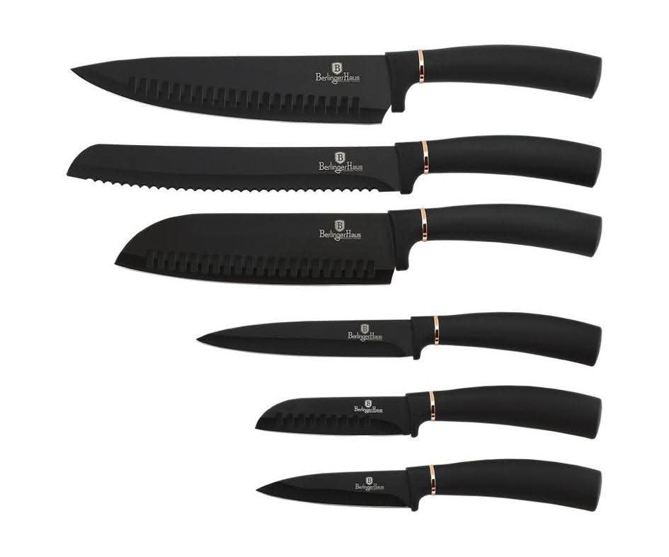 Berlinger Haus 6 Piece Marble Coated Knife Set