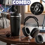 Coffee Cup And Headphones Combo