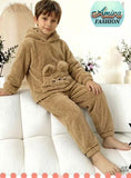 Kids PJS 2 Piece With Bunny Pouch