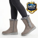 Women’s Zip Fleece-Lined Winter Booties 3 Pair Deal