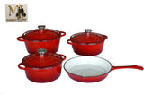 Cast Iron 7 Piece Cookware Set