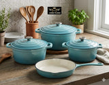 Cast Iron 7 Piece Cookware Set