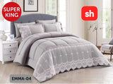 Five Piece EMMA Comforter Set - Super King