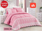 Five Piece EMMA Comforter Set - Super King