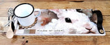Wooden Platter Board & Enamel Mug Combo