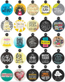 License Disc Holders Mixed Inspirational Quotes