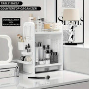 Double Layer Table Shelf Organizer
