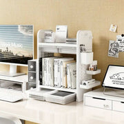 Double Layer Table Shelf Organizer