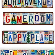 Number Plate Signs