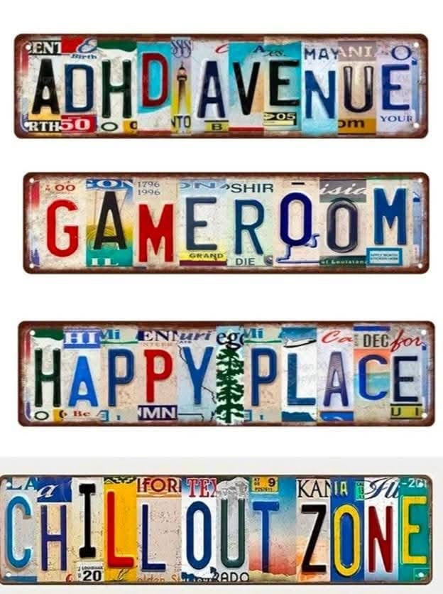 Number Plate Signs