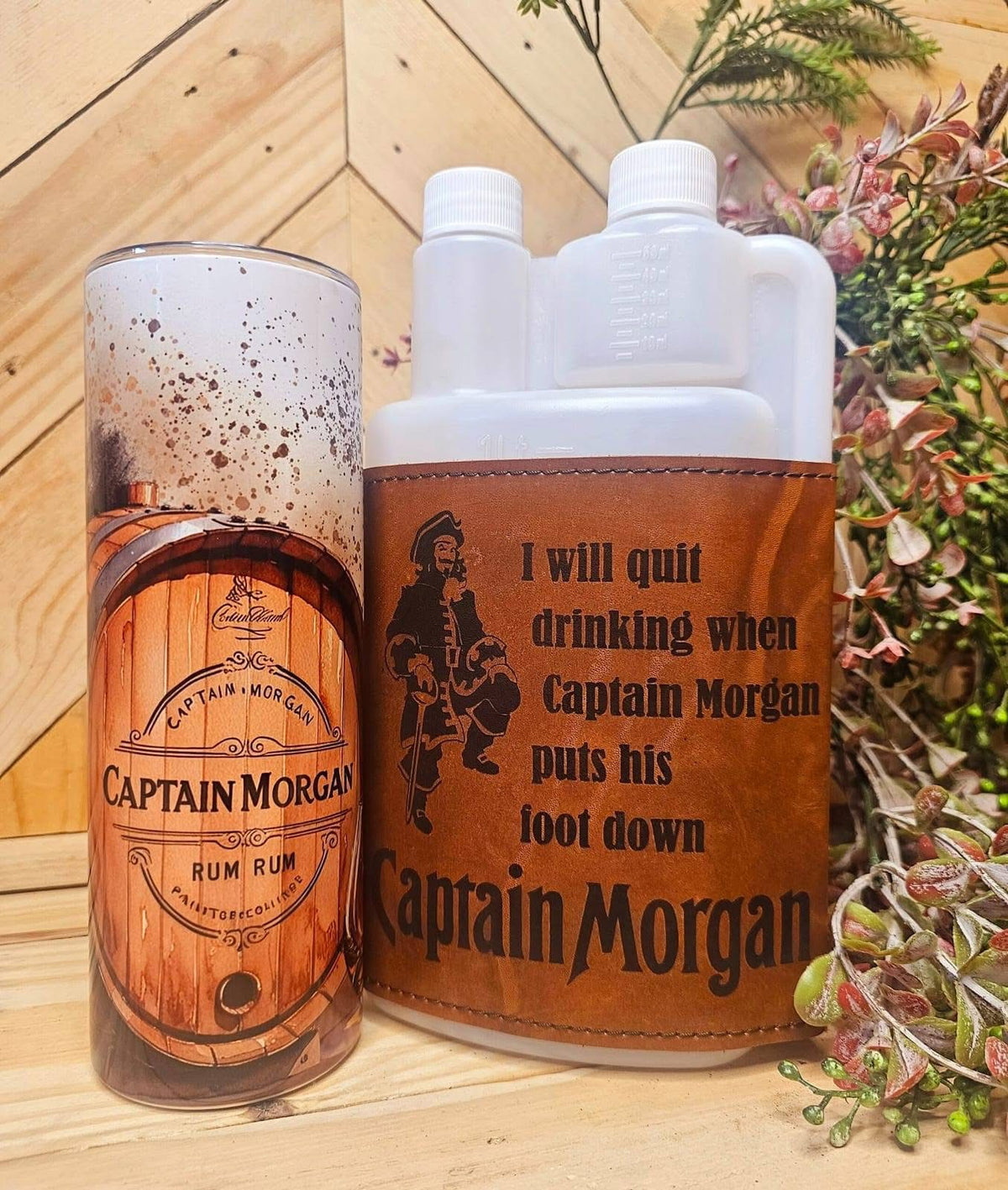 Captain Morgan Rum & Leather Combo
