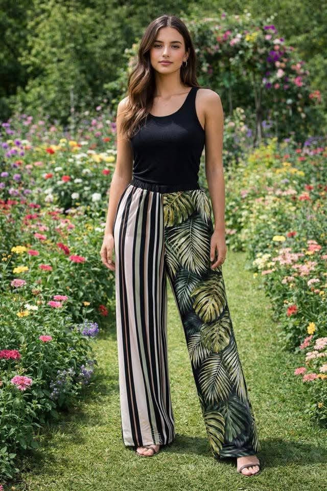 Green Leaves Pants
