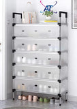 AT 6-Layer Enclosed Shoe Rack