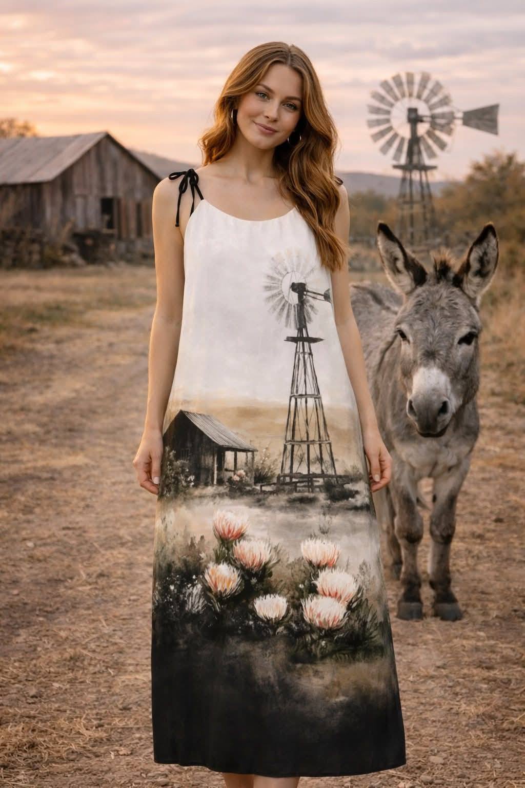 Karoo Liefde 2 - Drawstring Flow Dress