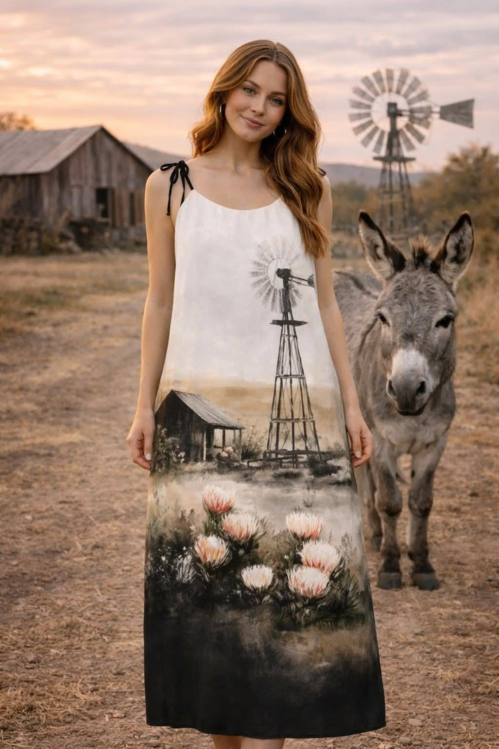 Karoo Liefde 2 - Drawstring Flow Dress