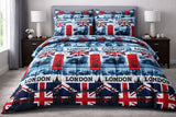 King Floral Comforter Set