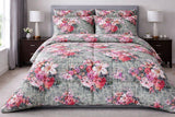King Floral Comforter Set