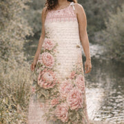 Protea love letter - Drawstring Dress