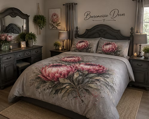 Like Pink Protea - Duvet Set