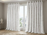 Marble Velvet Eyelet Curtains Size: 2.6 m x 2.4 m. Sold per drop.