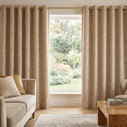 Marble Velvet Eyelet Curtains Size: 2.6 m x 2.4 m. Sold per drop.