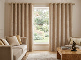 Marble Velvet Eyelet Curtains Size: 2.6 m x 2.4 m. Sold per drop.
