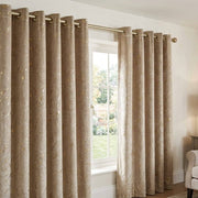 Marble Velvet Eyelet Curtains Size: 2.6 m x 2.4 m. Sold per drop.
