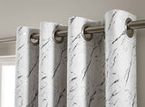 Marble Velvet Eyelet Curtains Size: 2.6 m x 2.4 m. Sold per drop.