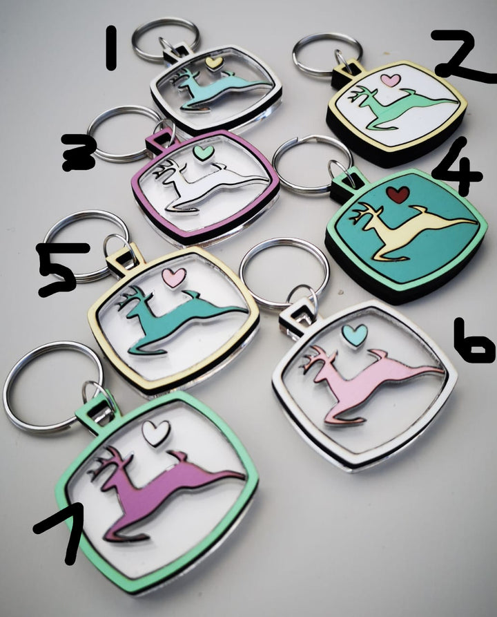 John Deere Keyrings