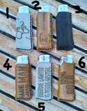 Lighter + Leather Sleeve