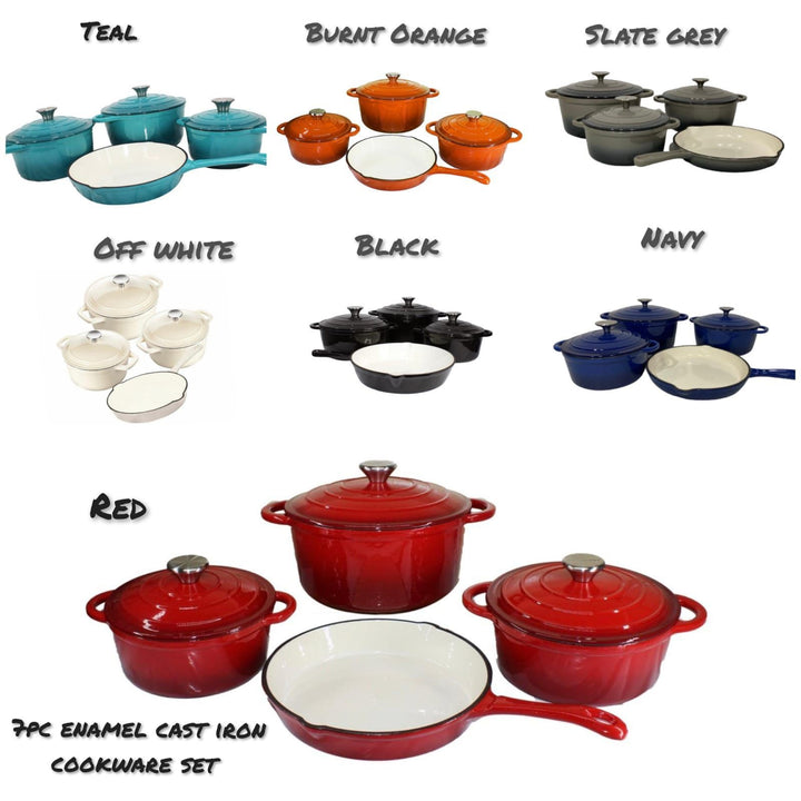 7-Piece Cast Iron Pot Set September