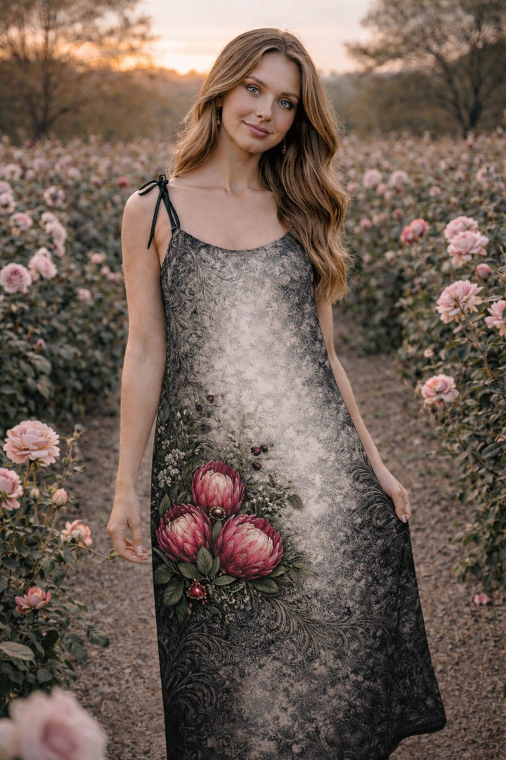 Protea Lace look - Drawstring Dress
