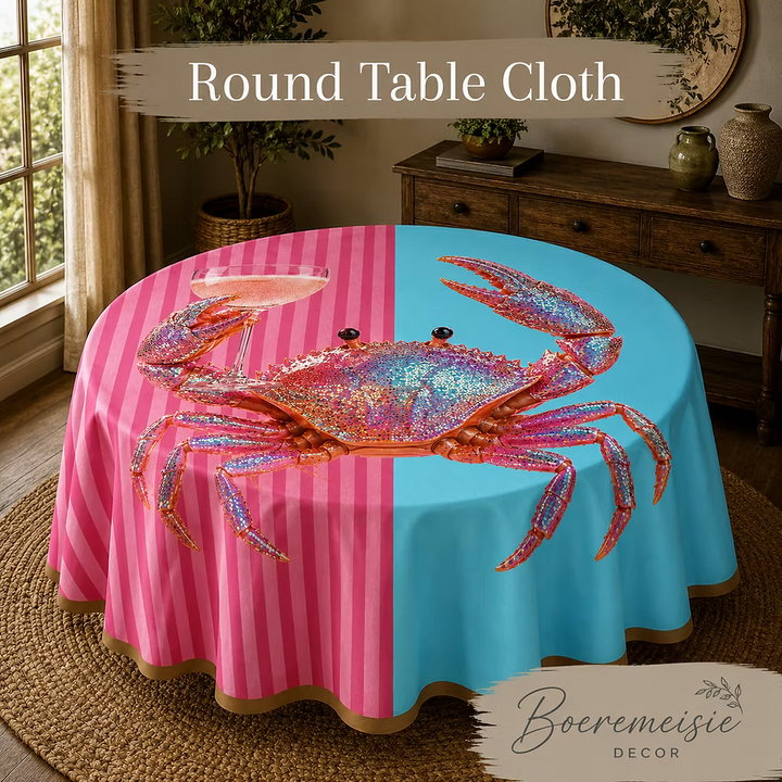 Round Table Cloth Party Crab