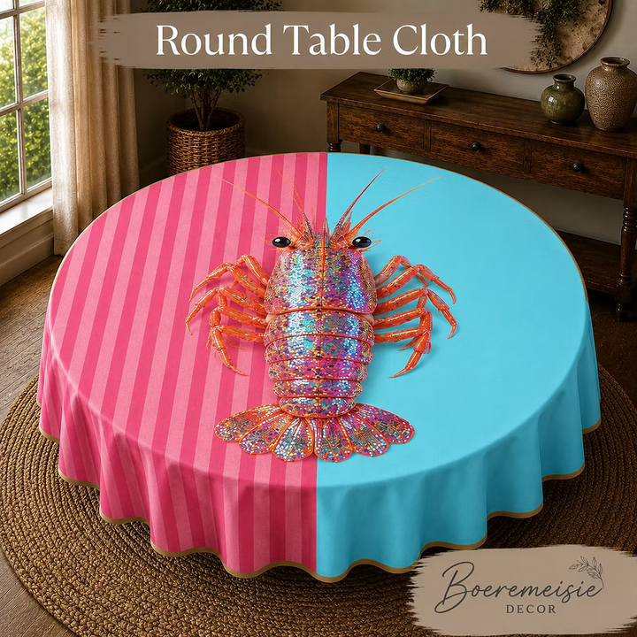 Round Table Cloth Party Lobster