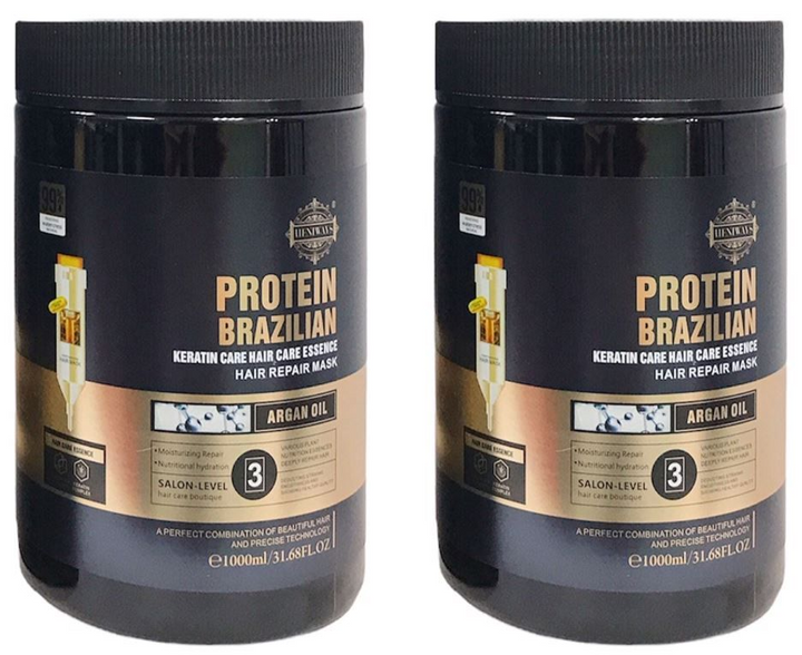 Keratin Brazilian Protein Creamy Hair Mask ( 2 x 1000ml)