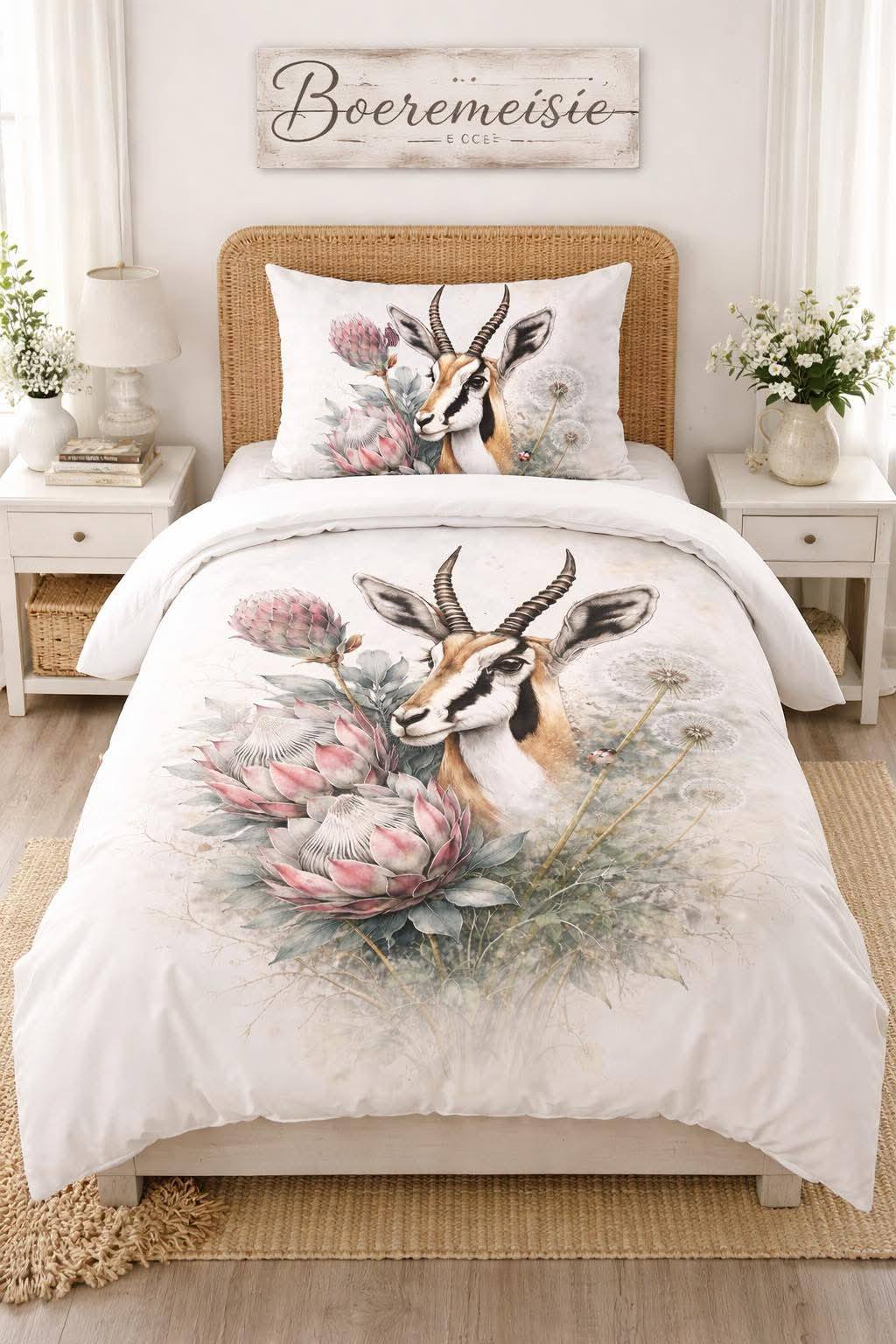 Protea Bokkie - Duvet Set