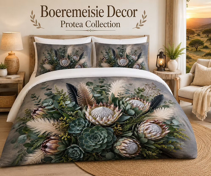 Protea Bunch - Duvet Set