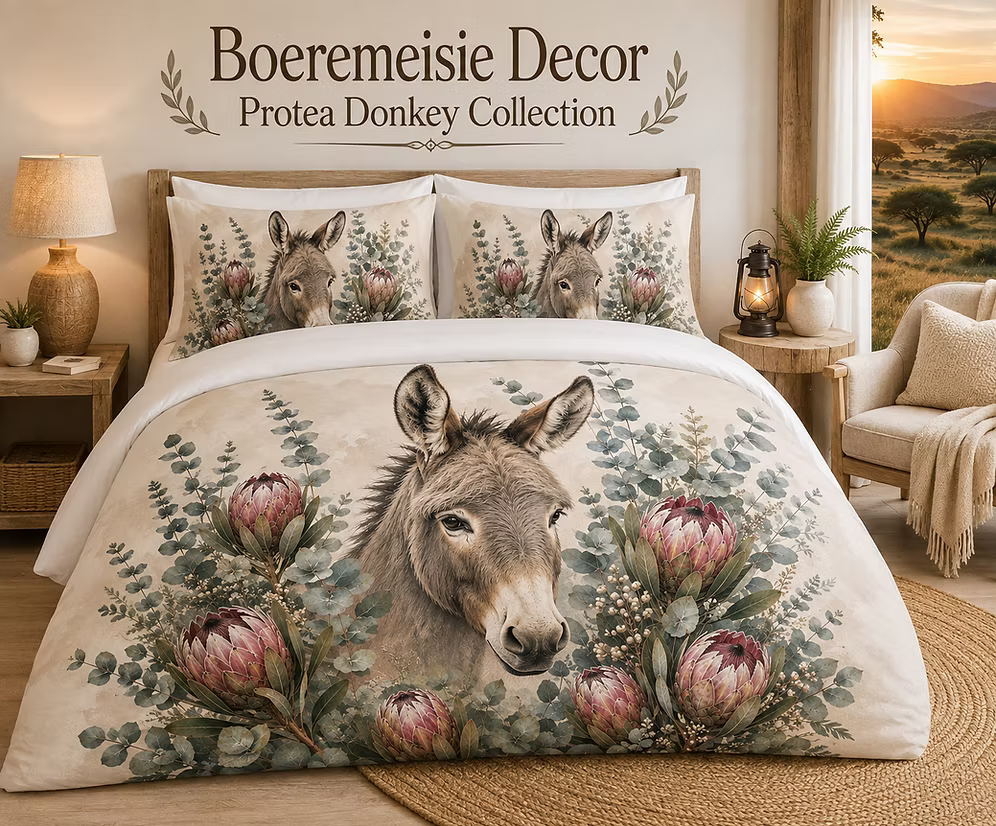 Protea Donkey 4 - Duvet Set