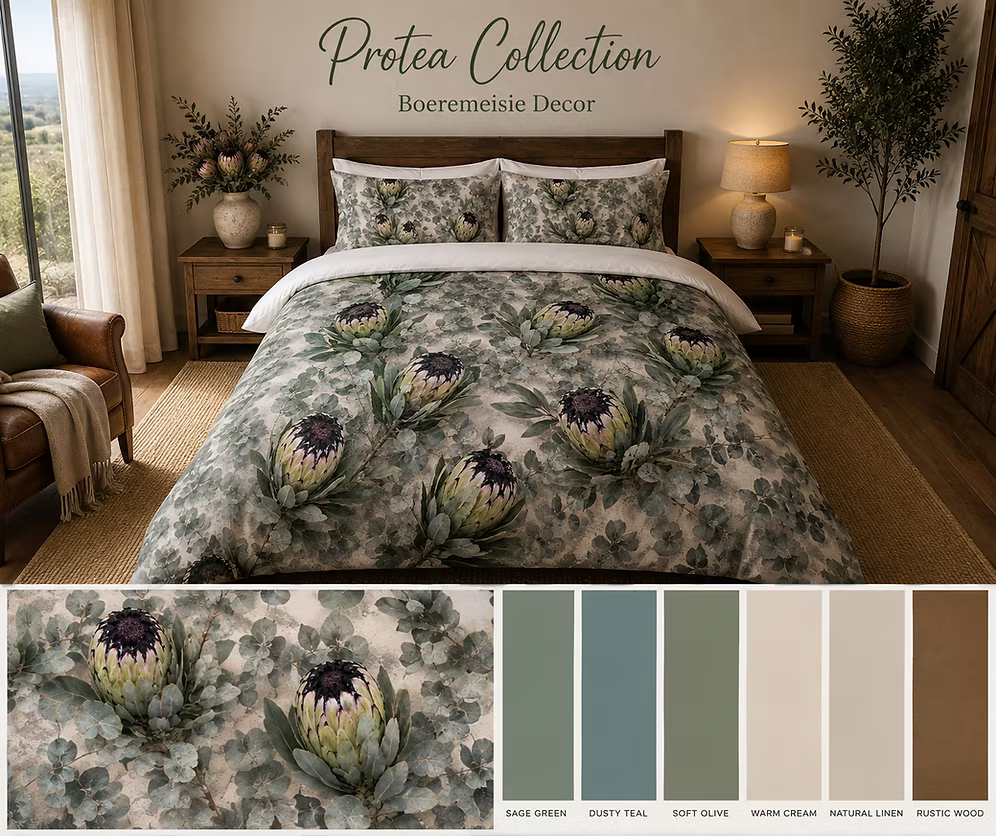 Protea light 2 - Duvet Set