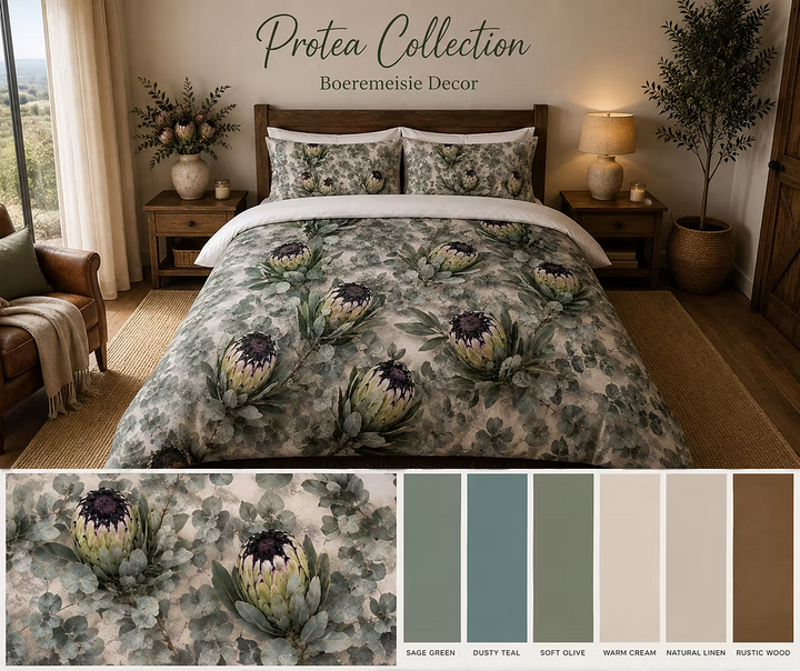 Protea light 2 - Duvet Set