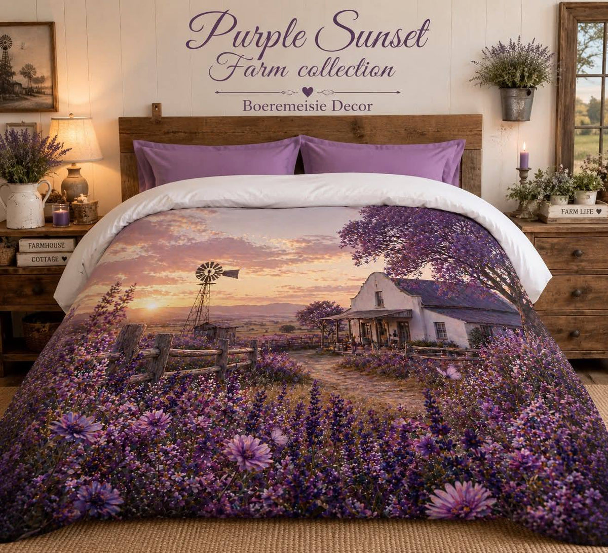 Purple Sunset - Duvet Set