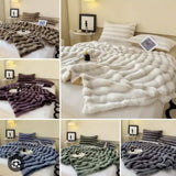 Rabbit Shoppia Fleece Blanket Queen Size