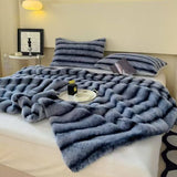 Rabbit Shoppia Fleece Blanket Queen Size