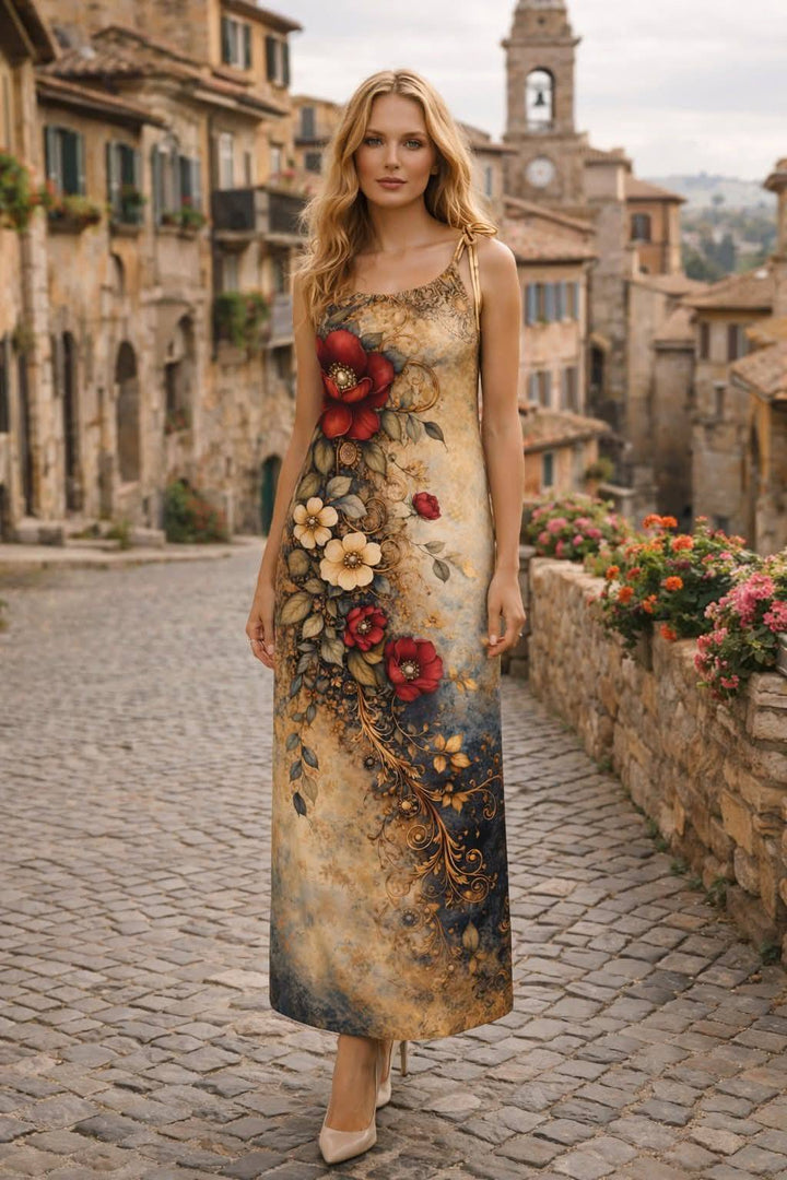 Rome 4 Drawstring Flow Dress
