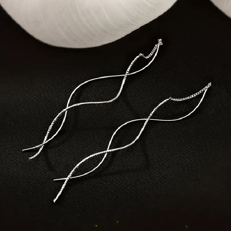 1 Pair Long Tassel Earrings for Women
