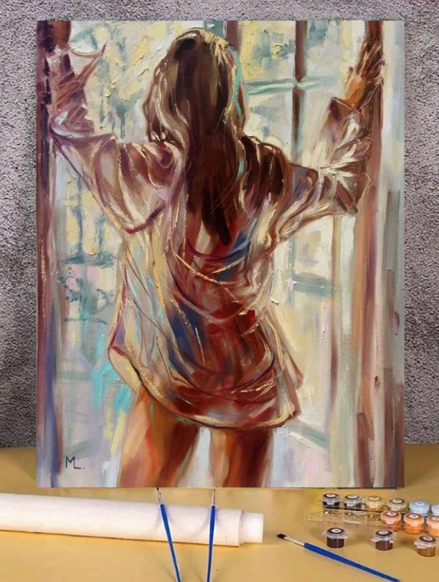 Art DIY Painting By Numbers Canvas Kits, Suitable For Bedroom Decor And Wall Art, Simple & Fun